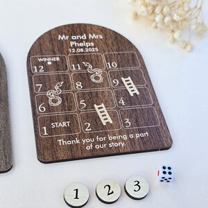 Rustikale Hochzeitsspiele: Tic Tac Toe, Ring Toss, Schlangen & Leitern Bild 9