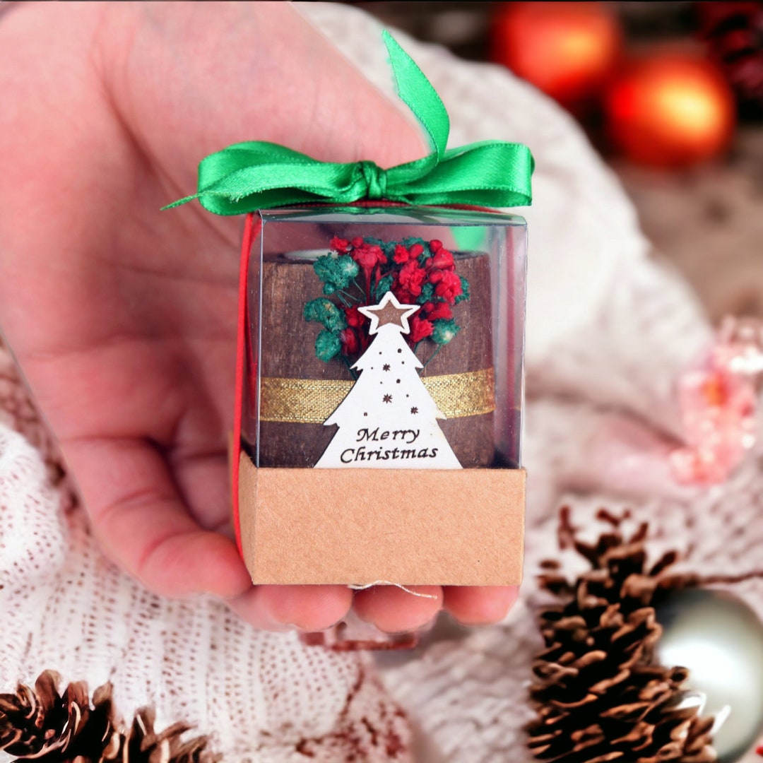 Bulk Christmas Gifts Christmas Personalized Candle Favor Etsy UK