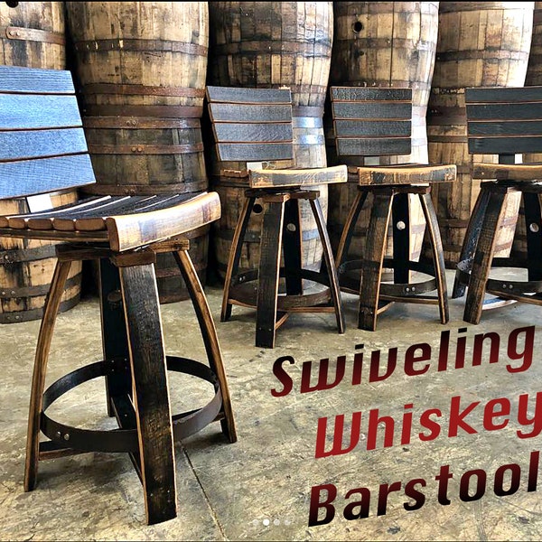 Swiveling Whiskey Barstools