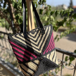Shoulder Bag Crochet, Stylish Handmade Crochet Tote for Summer Outfits, Perfect Everyday Handbag, Women’s Gift