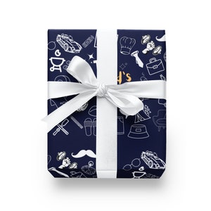Daddy Wrapping Paper Fathers Day Gift Wrap Birthday Wrapping Paper Cute Gift Wrap Funny Wrapping Paper Unique Gift Wrap Fun Dad Stuffs Gift