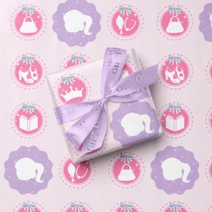 Barbie Theme Wrapping Paper Birthday Gift Wrap Papers Holiday Wrapping Paper All occasion Gift Wrap Doll Wrapping Paper Cute Gift Girly Wrap