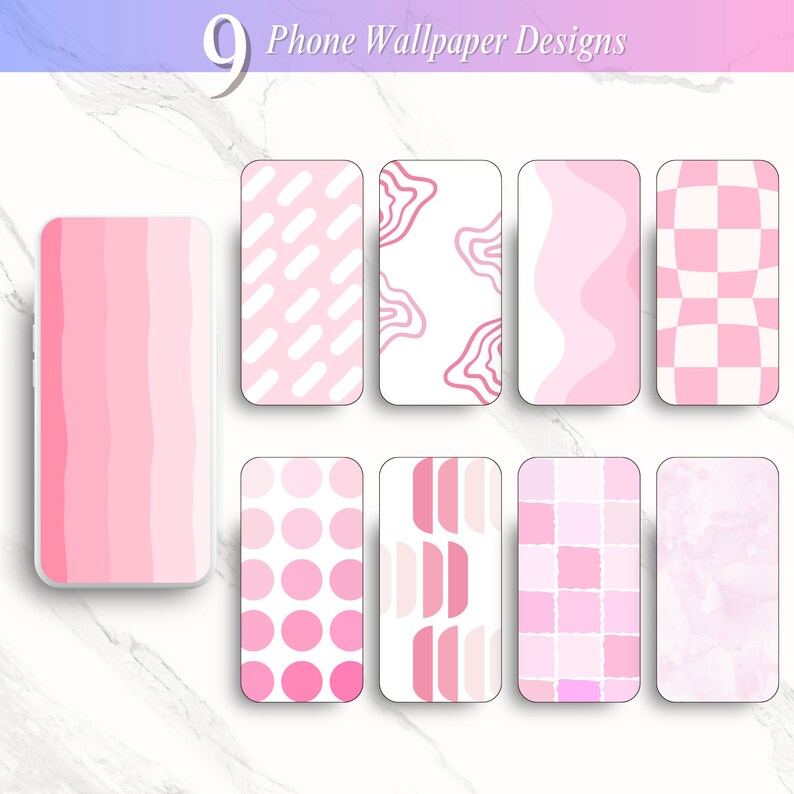 Pink Abstract Phone Wallpaper Symphony of Pink Phone Wallpaper