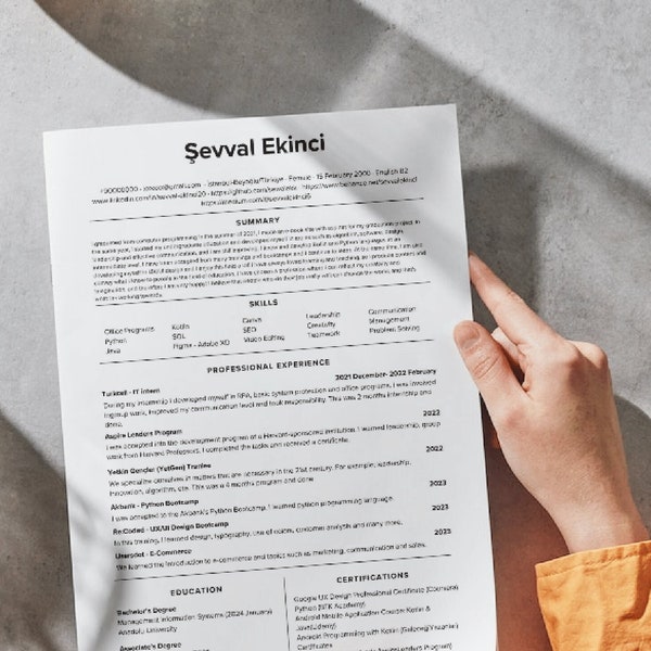 University Cover Letter Template Etsy