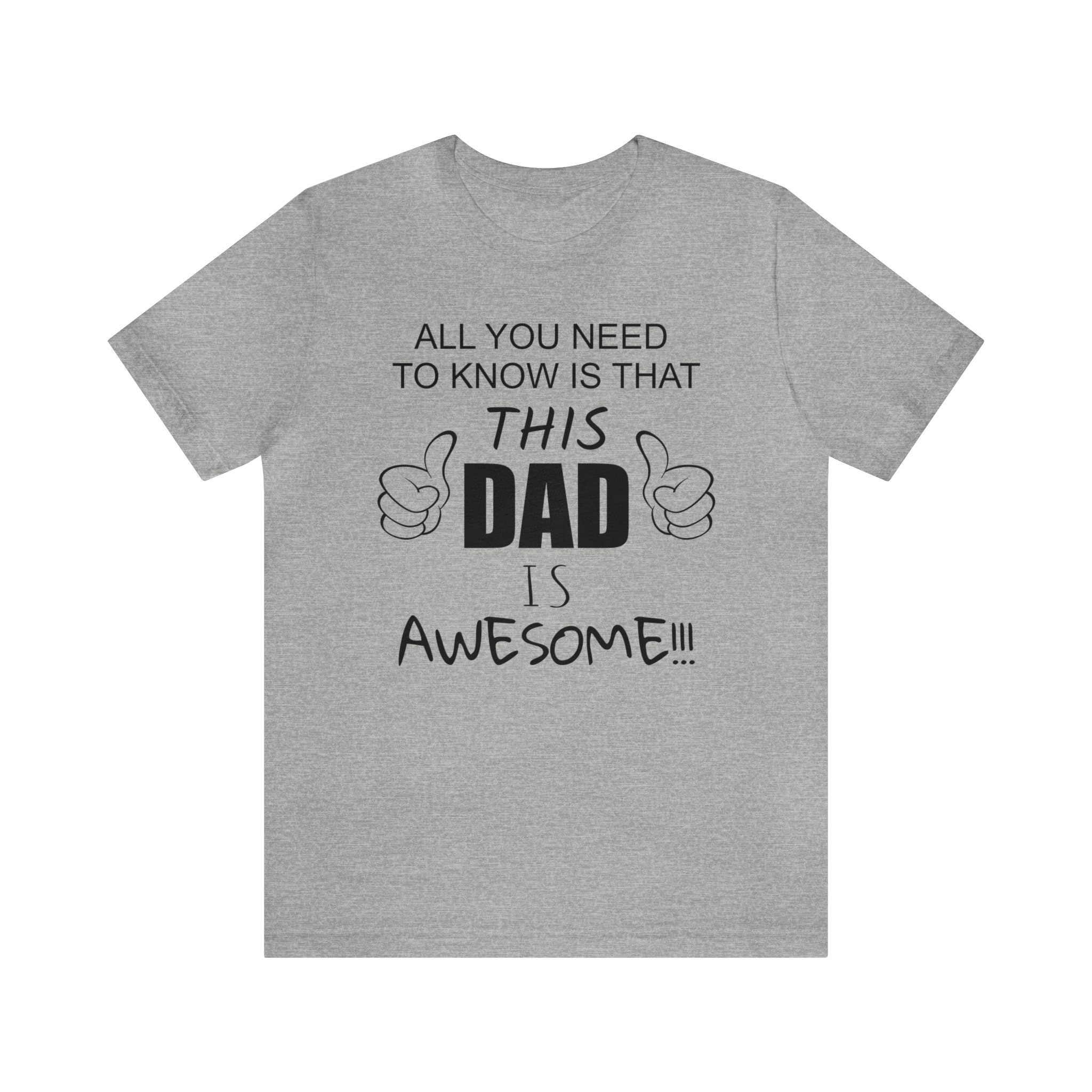 This Dad Is Awesome!!!: Unisex Jersey Short Sleeve Tee