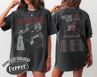 Big Time Rush In Real Life Worldwide Tour Two-Sided Shirt, Big Time Rush 2025 Concert, Big Time Rush Fan, Big Time Rush Merch, BTR Band Tee