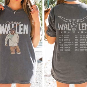 Comfort Vintage Wallen Two-sided Shirt, Country Music Morgan Shirt, Retro Music Tour Shirt, If I&#39;m The Problem Shirt, 2025 Music Tour Tee