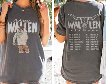 Comfort Vintage Wallen Two-sided Shirt, Country Music Morgan Shirt, Retro Music Tour Shirt, If I&#39;m The Problem Shirt, 2025 Music Tour Tee