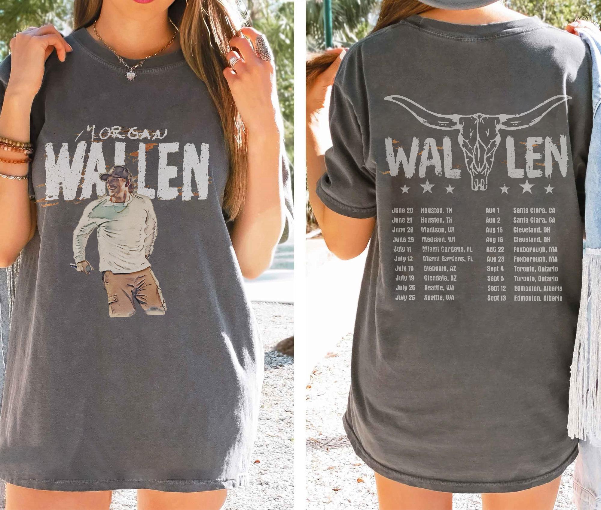 Comfort Vintage Wallen Two-sided Shirt, Country Music Morgan Shirt, Retro Music Tour Shirt, If I'm The Problem Shirt, 2025 Music Tour Tee