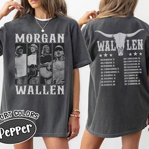 Comfort Concert Wallen Two-sided Shirt, Country Music Morgan Shirt, Retro Music Tour Shirt, If I&#39;m The Problem Shirt, Music Tour 2025 Tee
