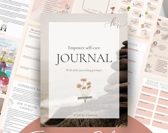 Empower Selfcare Journal  / Gratitude / Confidence / Mindfulness / Reflection / Everyday journaling prompts