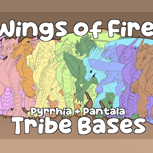 Wings of Fire Bases [Pyrrhian + Pantalan tribes!]