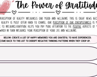 The Power of Gratitude