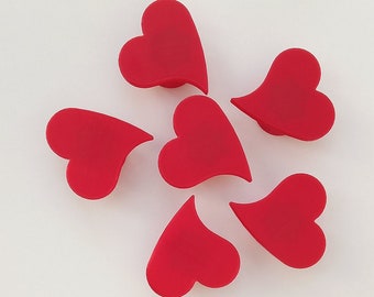 Dough flower turning aid dough key for Thermomix® TM5 and TM6 ruby red transparent (diffuse)