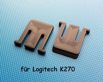 Tastaturfüße (2 Stück) passend für die Logitech Tastatur K270 in 3 Farbvarianten