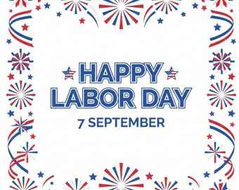 60-Happy Labor Day Patriotic Designs. Labor Day Jpgs Banners posters bundle