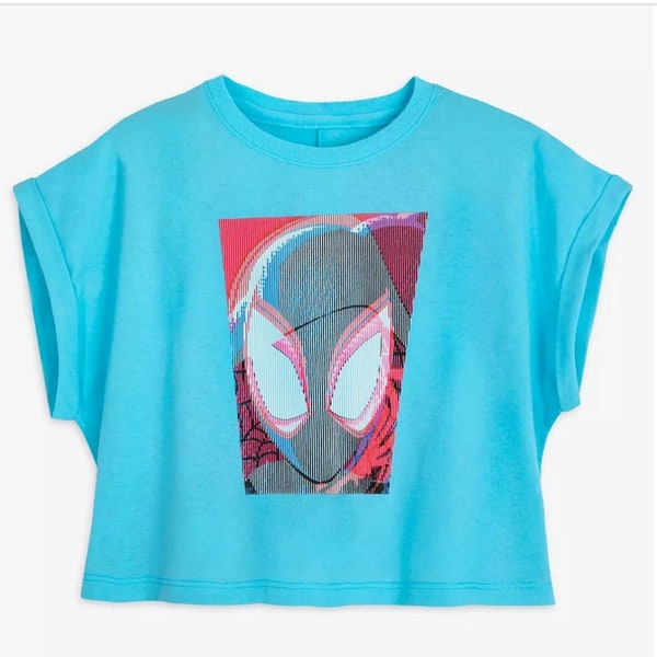 Disney store marvel spiderman spider-verse girls t-shirt/pajama shirt? 4T NWT