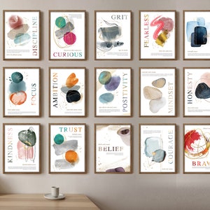 18 - A3 inspirierende und motivierende Poster - perfekt für einen Boost an Positivität! In verschiedenen Größen erhältlich! oder individuelle Größen auf Anfrage!