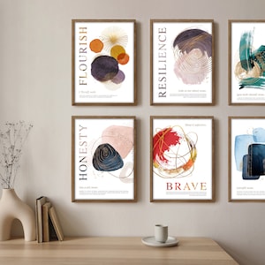 6 A3 Inspiring and Motivational Posters - Perfect for a Boost of Positivity! Available in different sizes! or bespoke resizes.