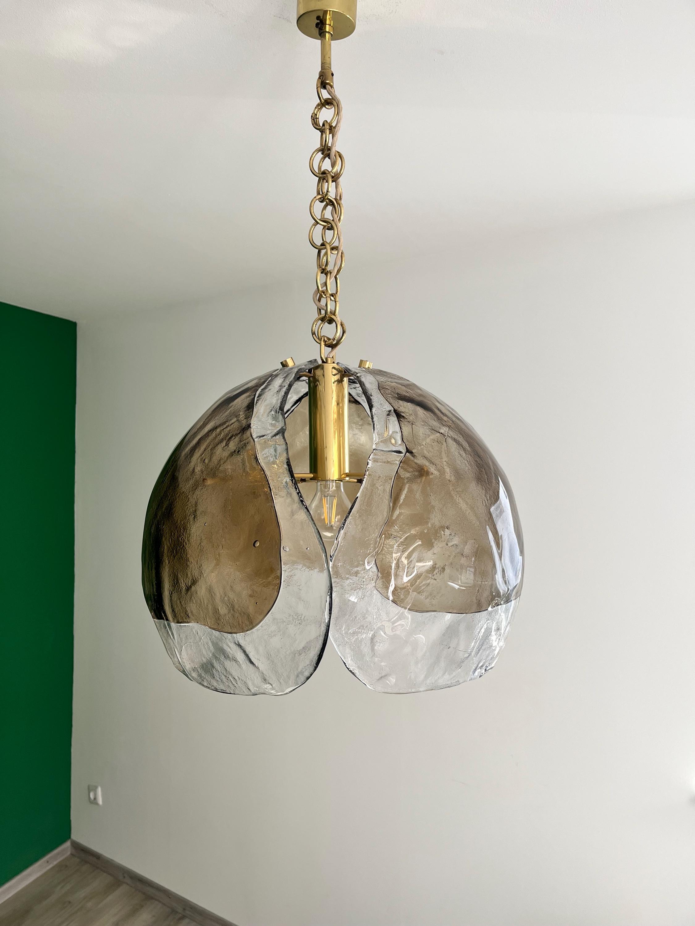 ミッドセンチュリー ムラーノガラス シャンデリア、カイザーロイヒテン