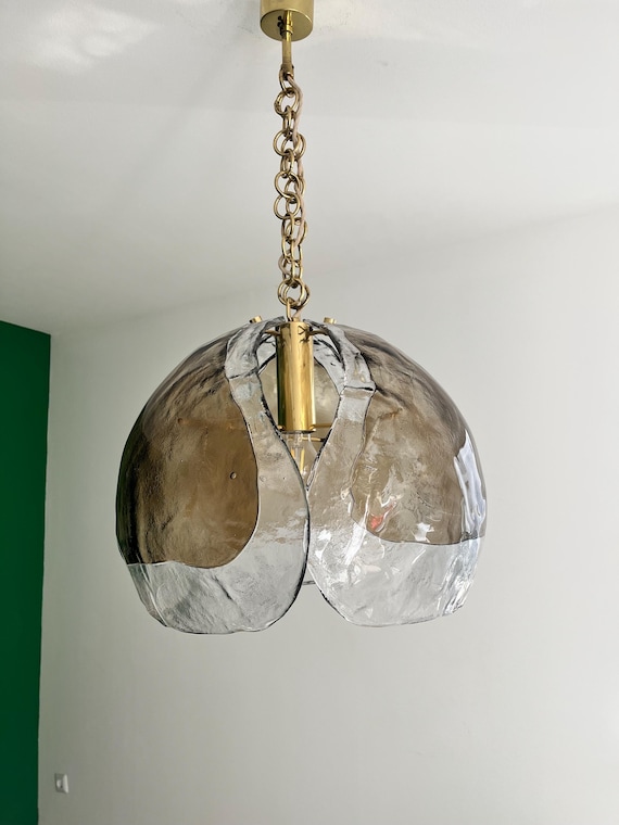 ミッドセンチュリー ムラーノガラス シャンデリア、カイザーロイヒテン