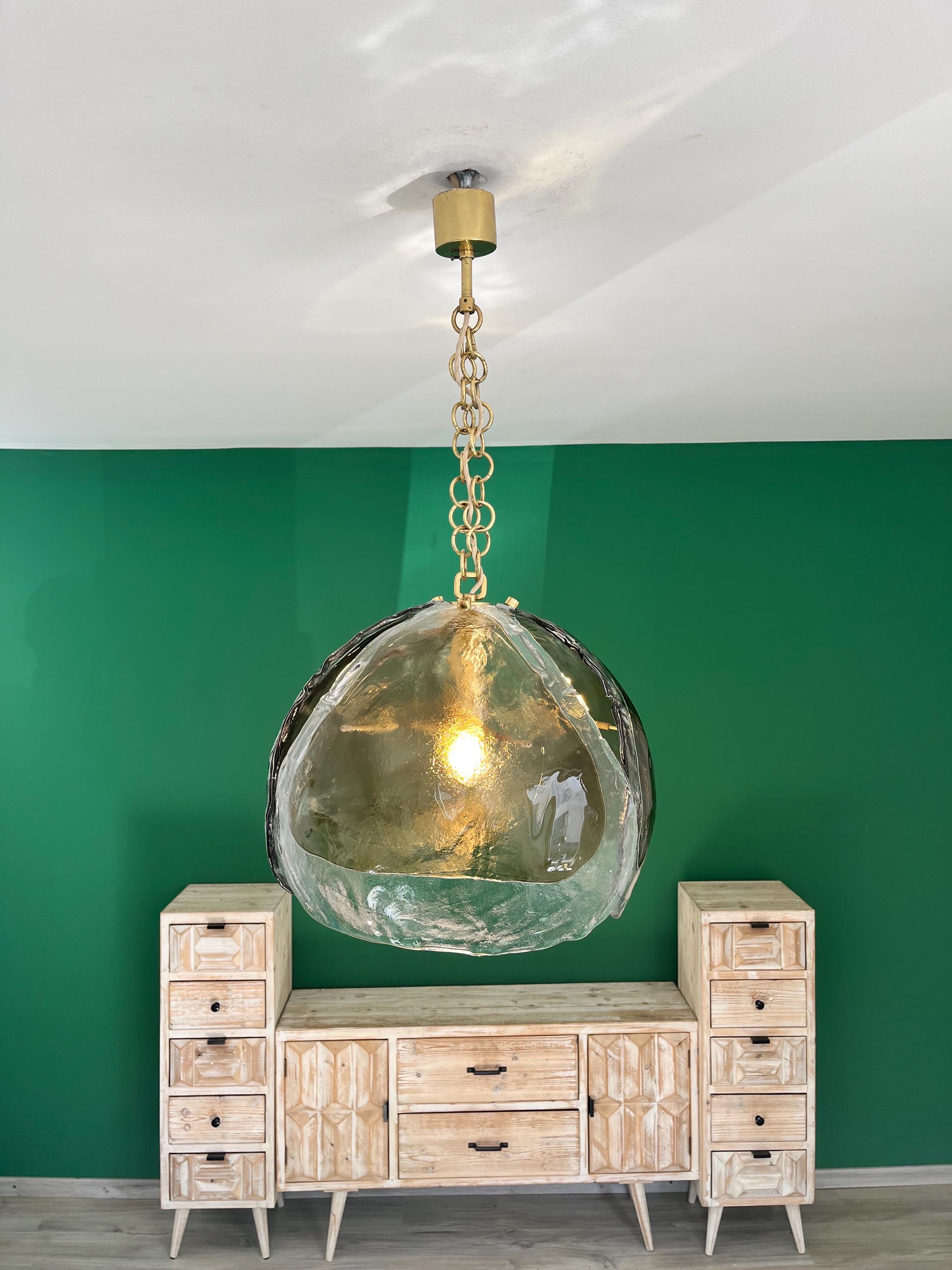 ミッドセンチュリー ムラーノガラス シャンデリア、カイザーロイヒテン