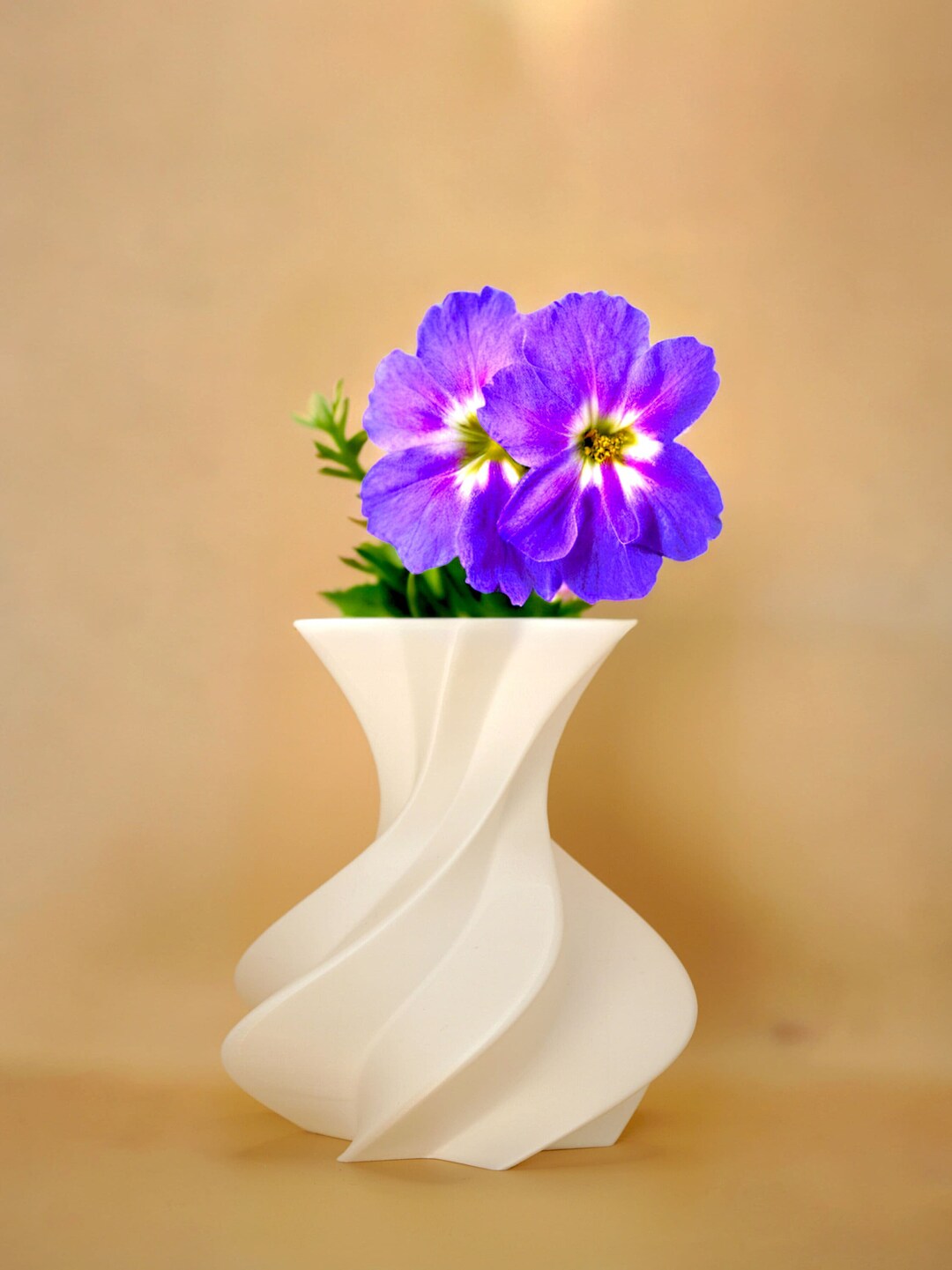 Vase Curved Flower Vase Modern Flower Vase for Roses Etsy