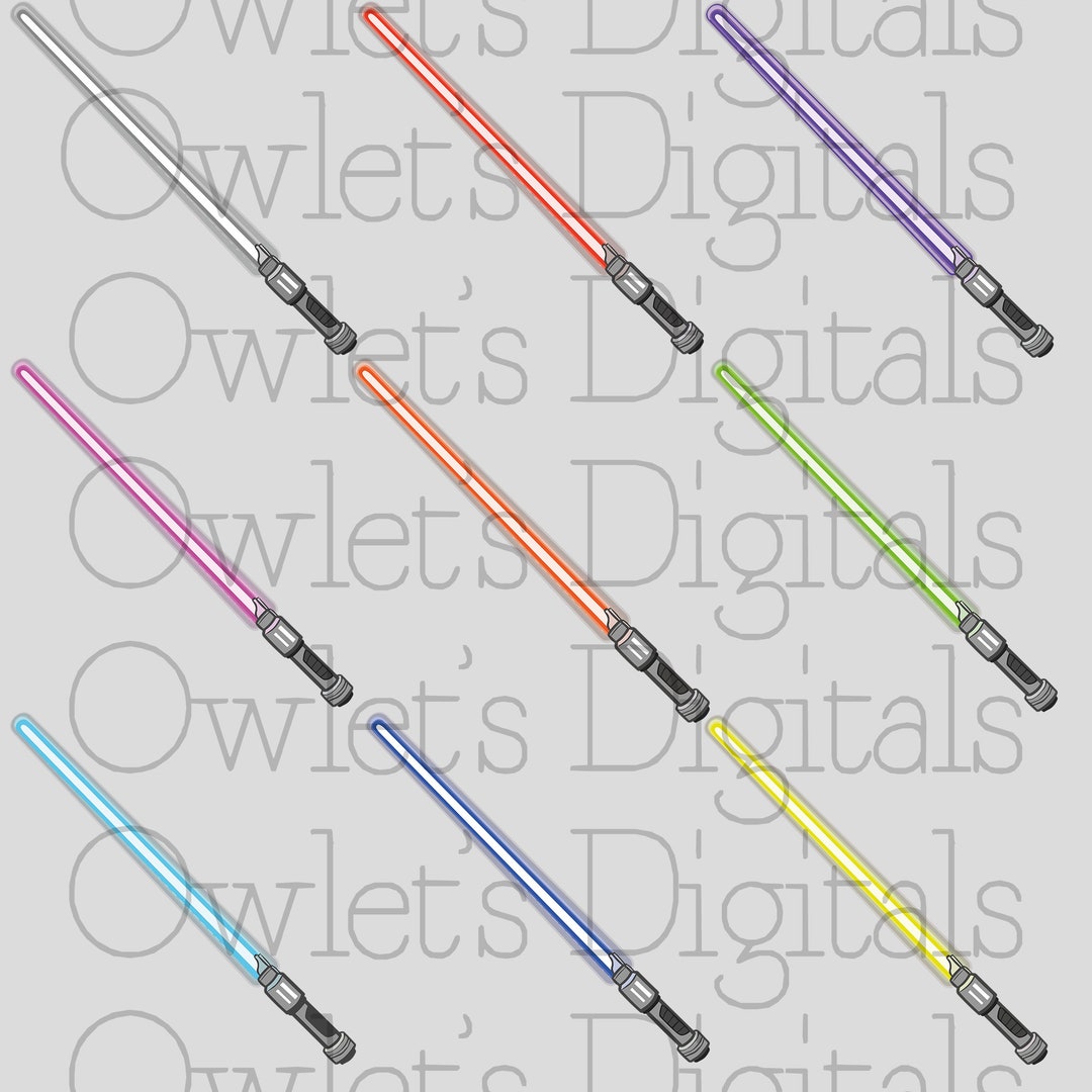 Lightsabers SVG Lightsaber PNG Lightsaber PDF Lightsaber Etsy