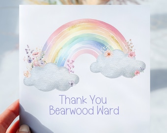 Giacca In Pile MSK Clothing 'Thank You' Cuore Arcobaleno - Dottori, Infermieri, Keyworkers - Foto 5