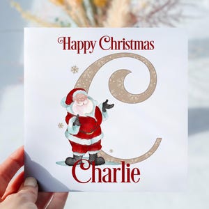 Personalisierte Jolly Weihnachtsmann Weihnachtsmann Weihnachtskarte