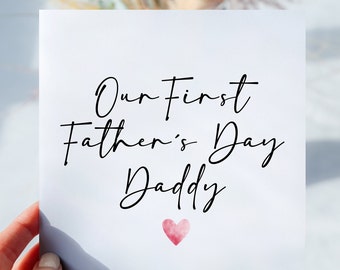 Personalised First Father's Day Card