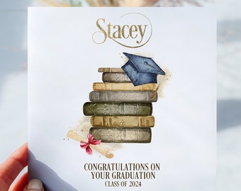 Personalised Congratulations Graduation Card