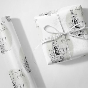 Personalisierte 18. 21. 30. 40. 50. 60 Luxus Champagner Geschenkverpackung für Schwester Freund Tochter