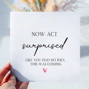 Carte personnalisée Will You Be My