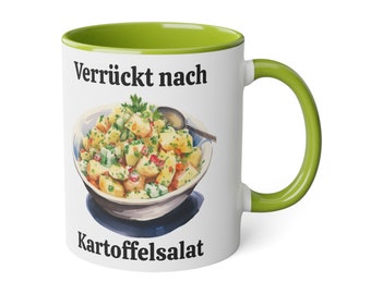 Crazy about... Potato Salad, Sayings, Cup, Mug, Coffee Mug, Gift, Kitchen, Delicious, Gourmet, Salad, Potato