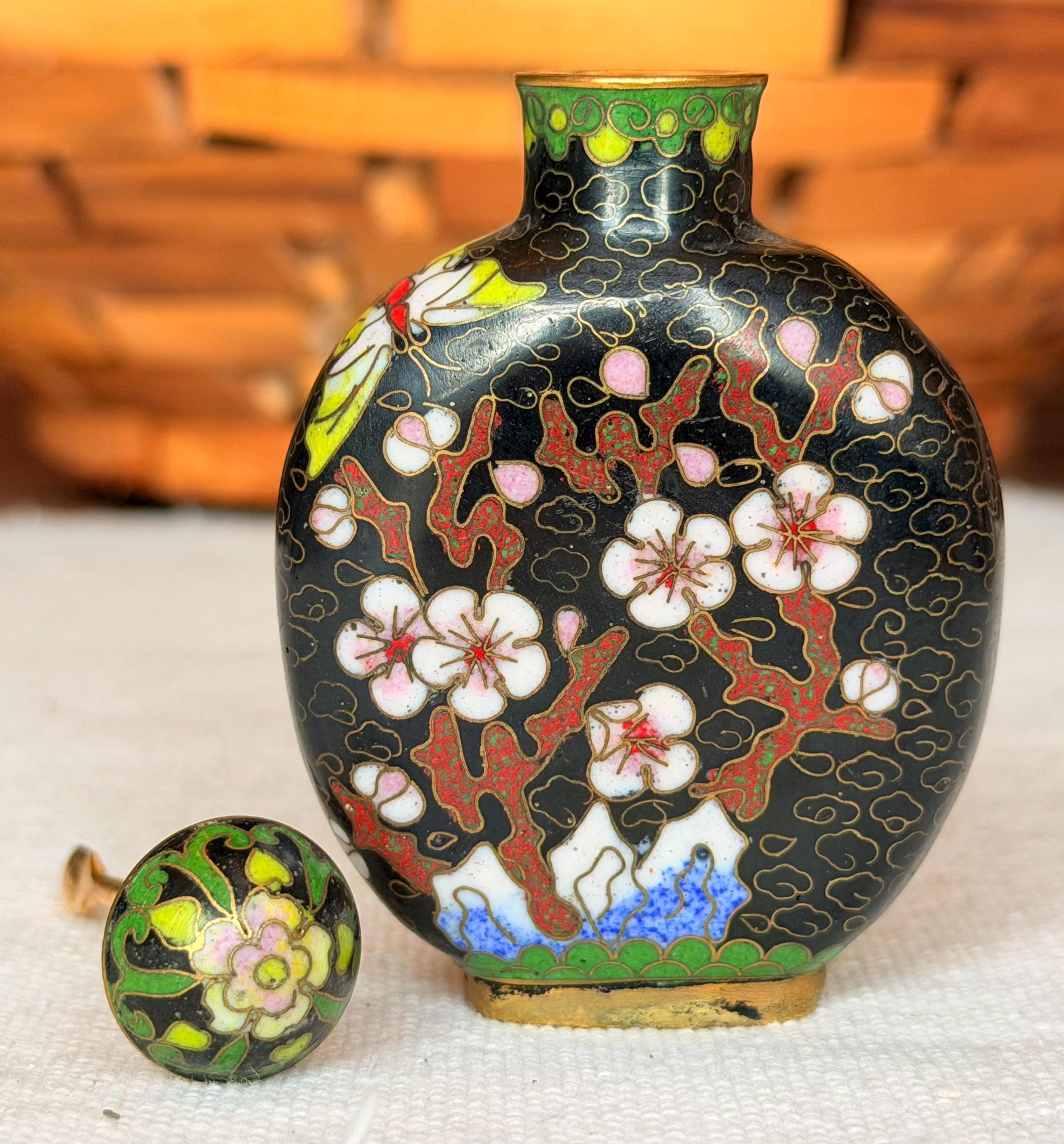 Chinese Cloisonne Vase - Etsy