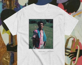 Audre Lorde T Shirt / Audre Lorde / Art / Print / Unisex T Shirt / Black History Month / Black Power / Real Rap Tee / Pan African