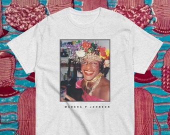 Marsha P Johnson T Shirt / Marsha P Johnson / Art / Print /  LGBT Unisex T Shirt / Queer And Black / Black Power / Real Rap Tee / African