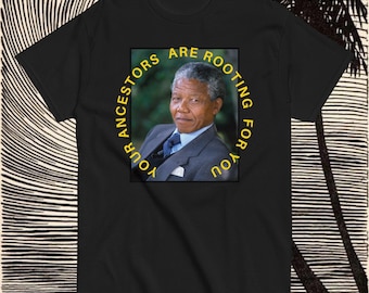 Nelson Mandela T Shirt / Nelson Mandela / Art / Print / Unisex T Shirt / African Icon / Black Power / Real Rap Tee / Pan African