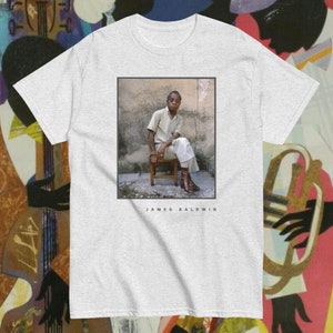 James Baldwin T Shirt / James Baldwin / Art / Print / Unisex T Shirt / Black History Month / Black Power / Real Rap Tee / Pan African