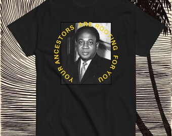 T-shirt Kwame Nkrumah / Kwame Nkrumah / Art / Impression / T-shirt unisexe / Icône africaine / Black Power / Vrai t-shirt rap / Panafricain