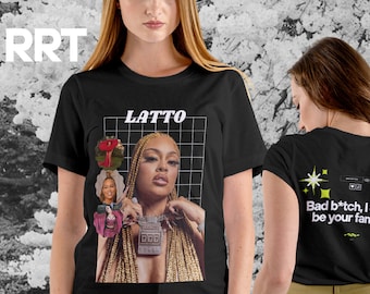 Latto Rap T Shirt / Latto / Art / Print / Minimalist T Shirt / Music T Shirt / Rap T Shit / Real Rap Tee / Vintage T Shirt