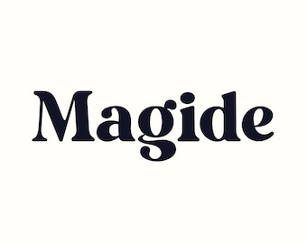 Magide Bold Serif Font – Retro Branding, Multilingual