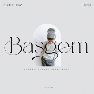 Basgem – Modern Serif Typeface | branding font, elegant Font, Modern Font, ligatures, Boho Font, Stylish Fonts, multilingual