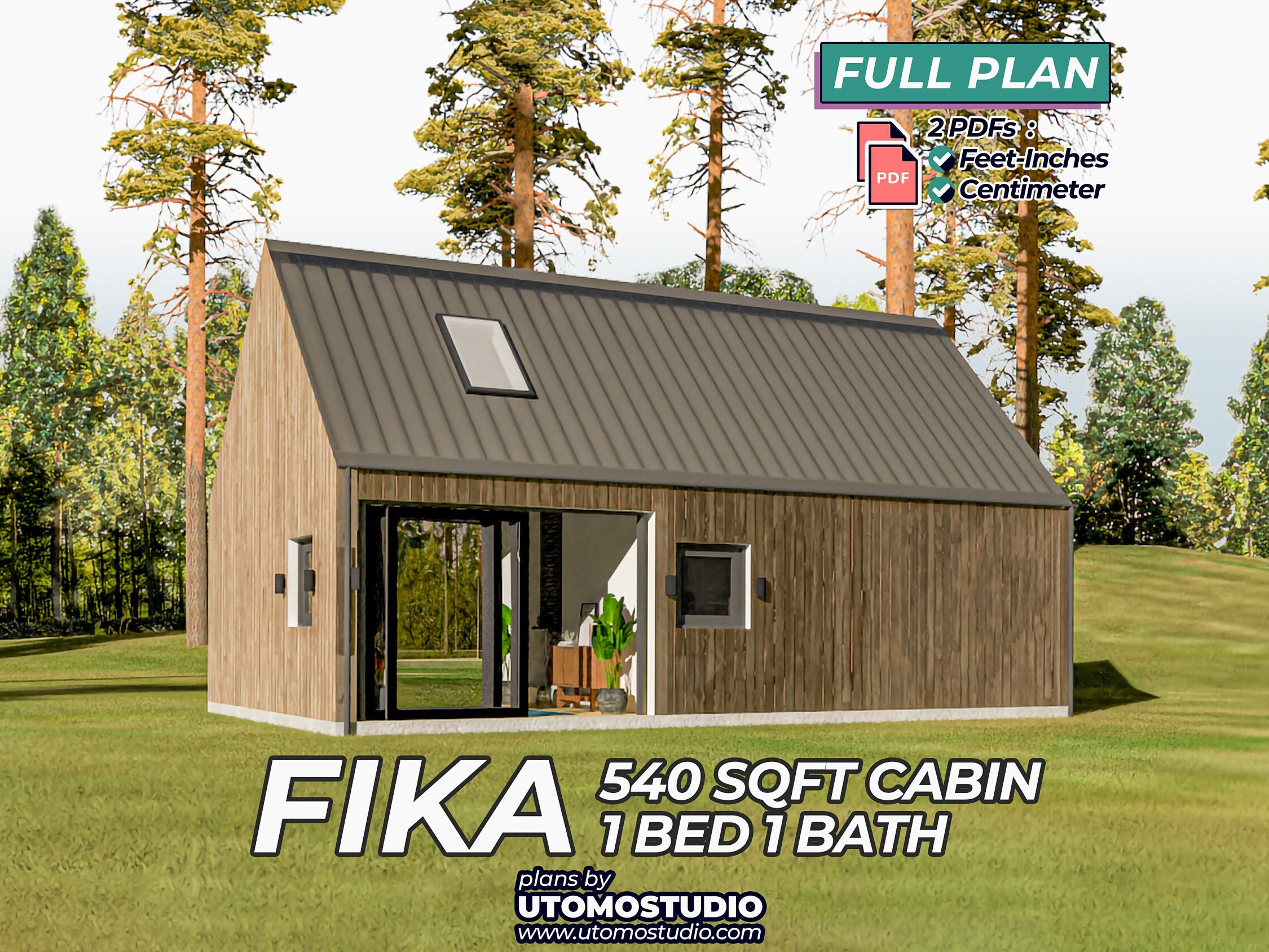 Shed Roof Cabin Plans