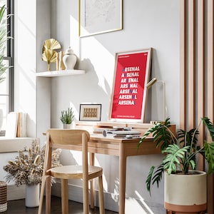 Arsenal Poster Sports Office Art - Arsenal Poster Instant Download ...