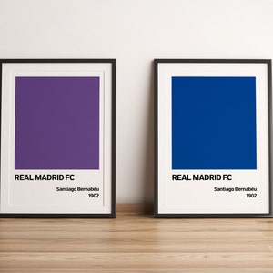 Football Poster, Football Digital Poster, Real Madrid Digital Poster, Printable Poster, Real Madrid Print Poster, Real Madrid FC Poster