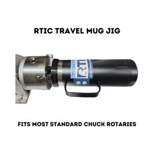 RTIC Threaded Chuck Rotary Tumbler Holder Jig Quick Change