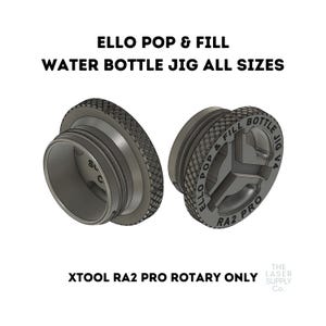 xTool RA2 Pro ロータリー Ello ポップ＆フィル ウォーターボトル クイックチェンジジグ