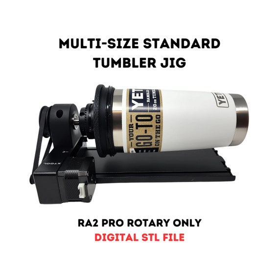 Xtool RA2 Pro Rotary Tumbler Holder Jig Quick Change 10oz / 12oz